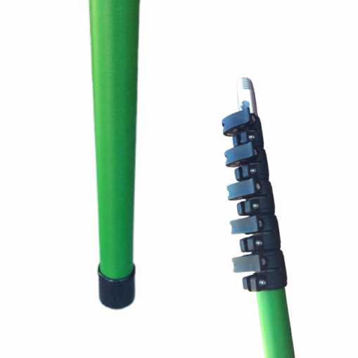25ft Telescopic Window Cleaning Pole, Hybrid Water Fed Pole