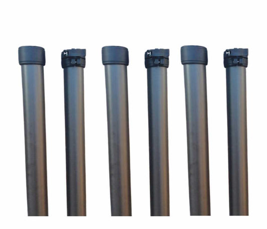 6 Pole Set (30ft) - WFP GUY 51MM Clamped Carbon Fibre Gutter Vacuum Poles 1.5M